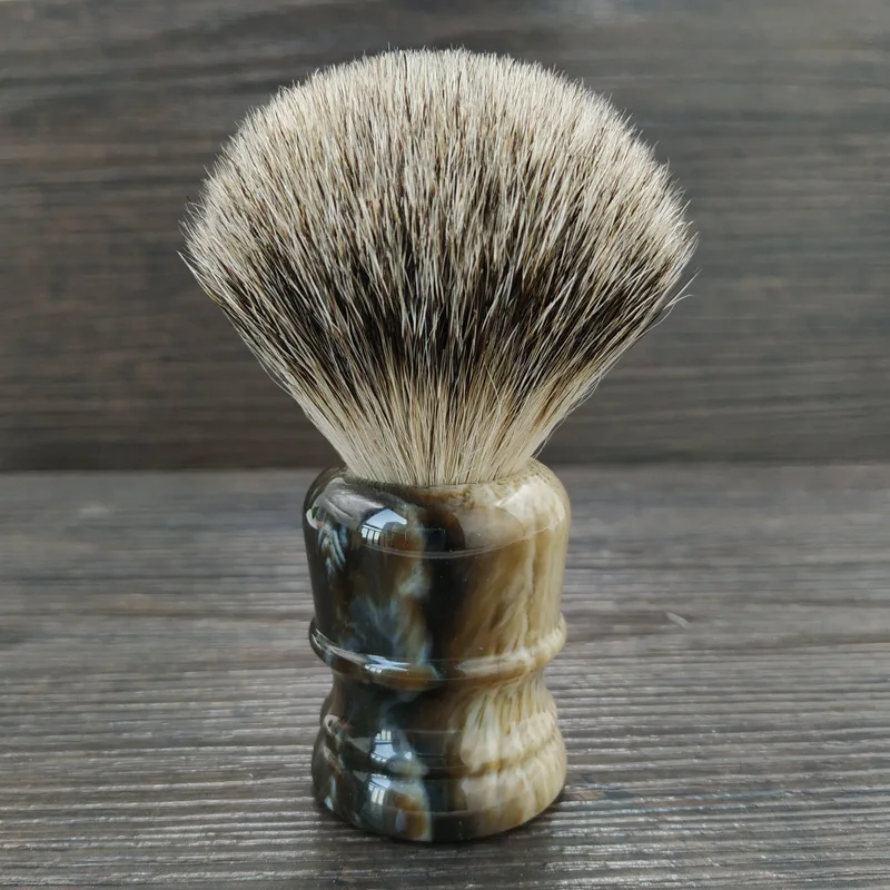 Dscosmetic – brosse de rasage super badger avec manche en résine