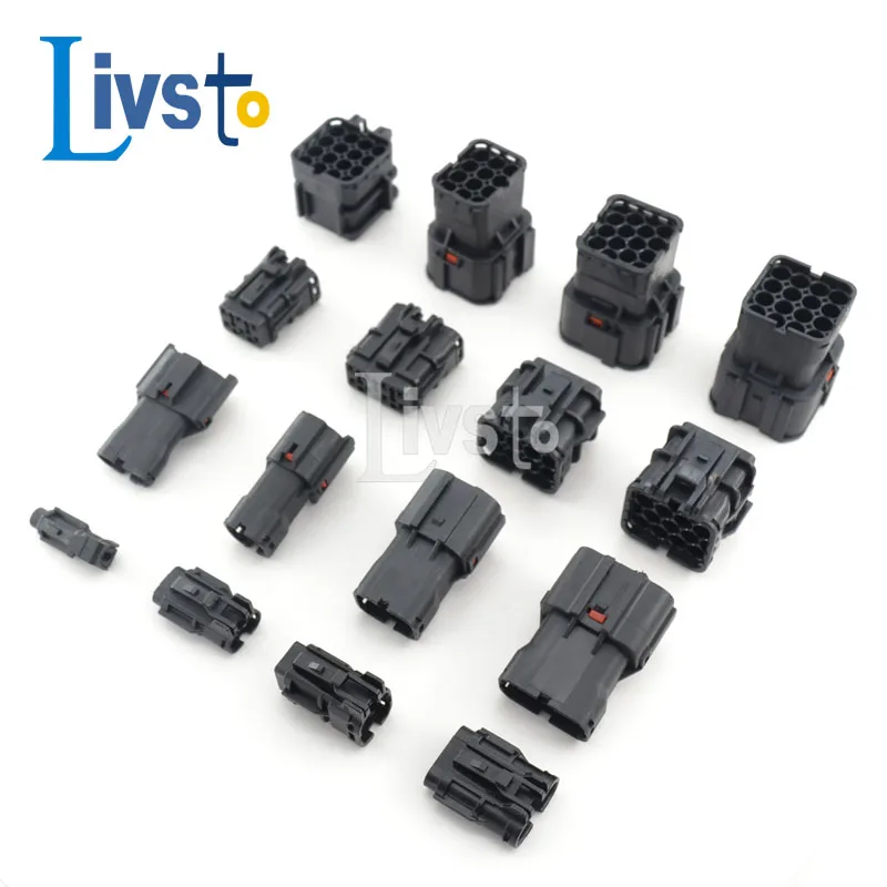 1 Set 1 2 3 4 6 8 12 14 16 Pin Connector MG640280-5 MG610278-5 SWP Style Waterproof Adapter Automotive Plug For Xenon Lights