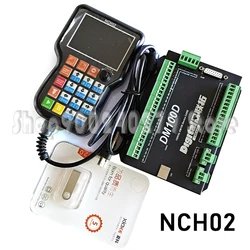 NCH02 DM100  CNC Handle Motion Controller mach3 3/4/5axis 125 KHz PulseU-disk Read G-CODE