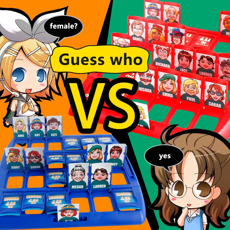 

Who Is It Classic Memory Training Board Game Funny Family Role Desktop Guessing Games Puzzle Game Indoor For Kids Children Gifts
