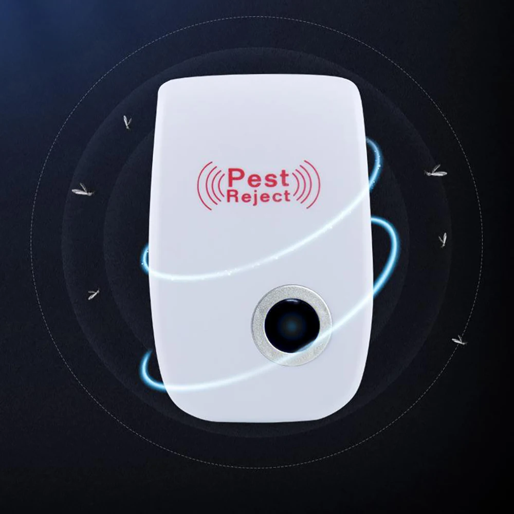 1Pcs Pest Reject Ultrasound Mouse Cockroach Repeller Device Insect Rats Spiders Mosquito Killer Pest Control Household Pest