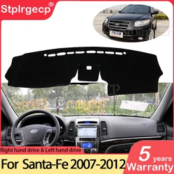 for Hyundai Santa Fe 2007 2008 2009 2010 2011 2012 CM Anti-Slip Mat Dashboard Cover Pad Sunshade Dashmat Protect Car Accessories