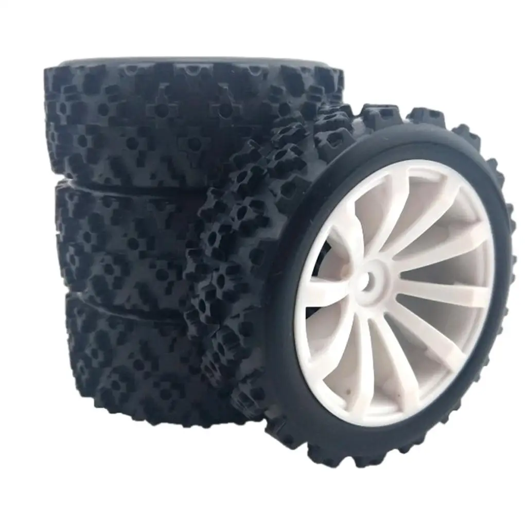 12mm Hex Rubber Tires for Wltoys 144001 124018 HSP 1/10 1/14 1/16 1/18 RC Model Buggy Accessories