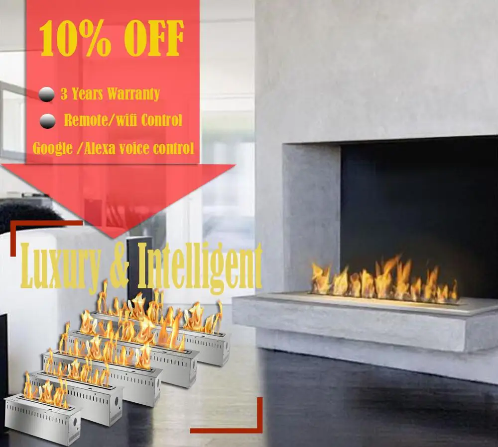 

On sale 18 inch indoor bioethanol fires modern remote control fireplace