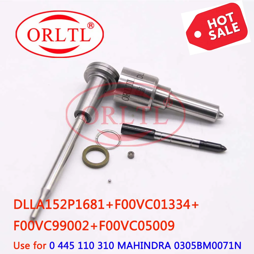 

0 445 110 310 Fuel Injection Repair Kits Include: Injector Nozzle DLLA152P1681 Valve F00VC01334 for MAHINDRA 0305BM0071N