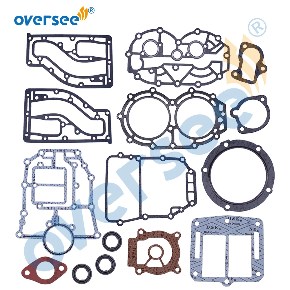 Oversee 11410-94800 Gasket Kit For Suzuki Outboard Motor 2T DT40 2Cylinders Replaces For 11410-94824