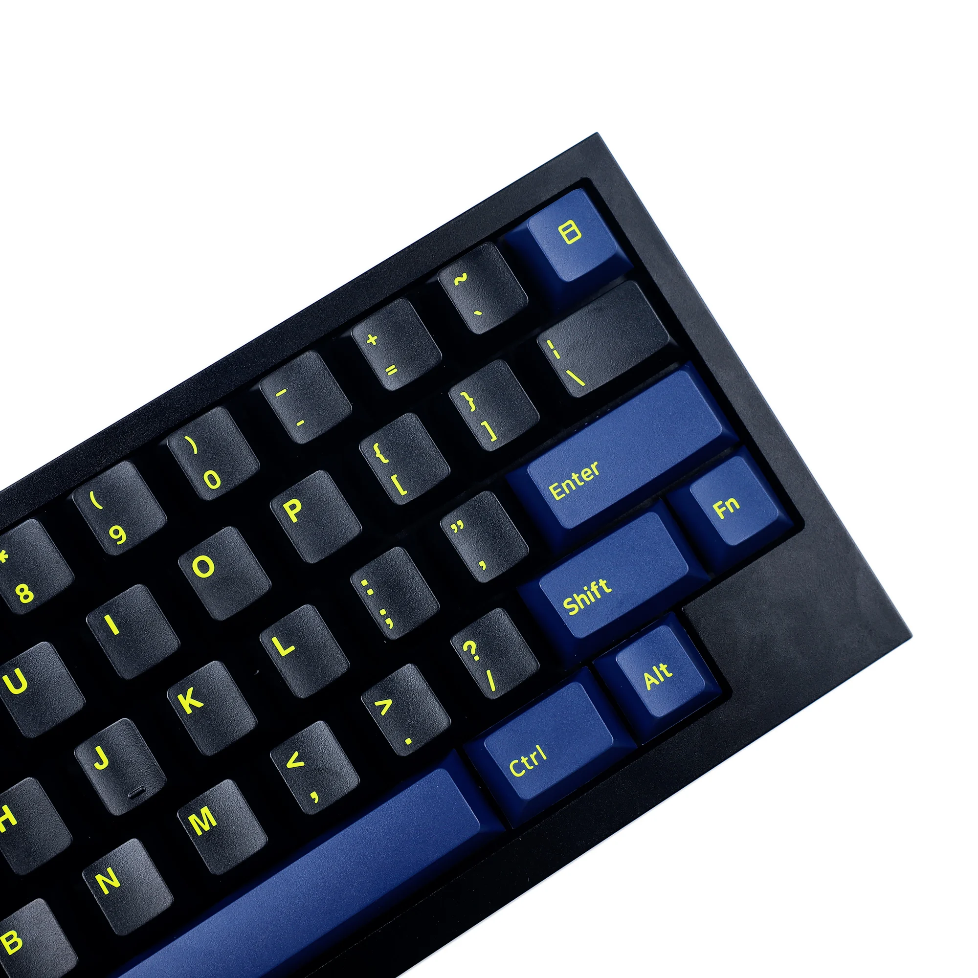 Пайка печатной платы в стиле HHKB QMK VIA, программируемый подземный RGB, алюминиевый корпус с ЧПУ, комплект механической клавиатуры