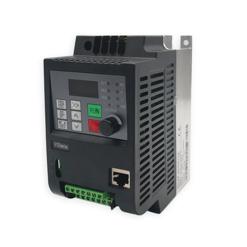 2.2KW VFD Solar Inverter 3HP DC 200-400V Input 1-Phases 0-220V Output Frequency Converter  Water Pump Driver MTTP Speed Control