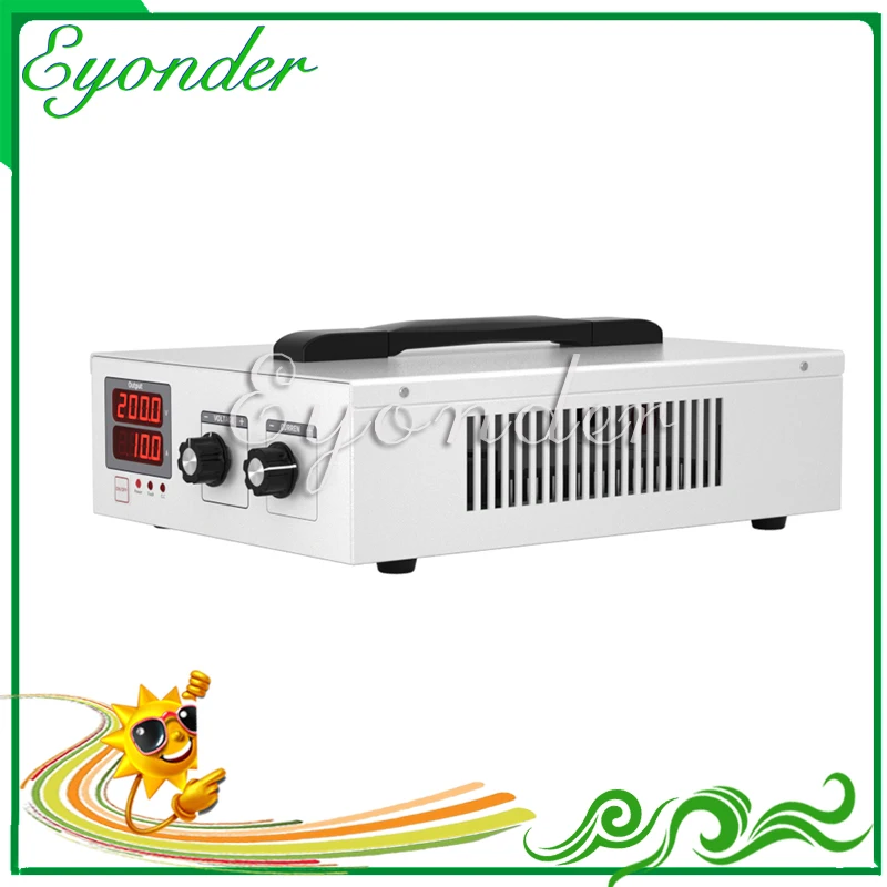 Eyonder 220v ac to dc 32v power supply 50a 1600w with Stabilized adjustable Voltage Constant Current