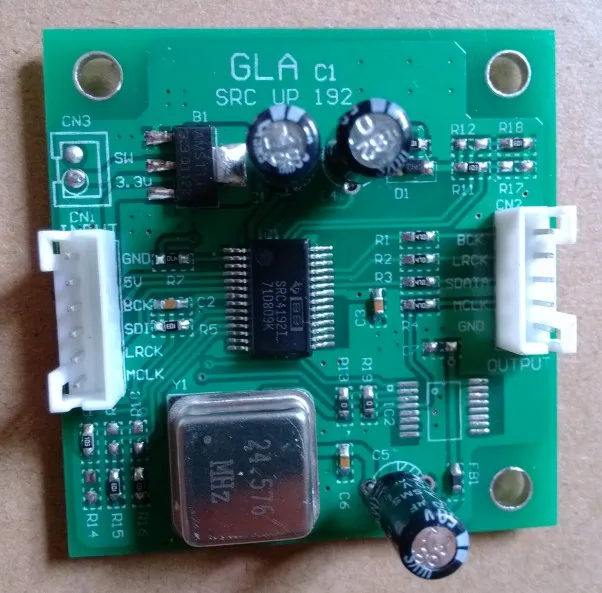 

I2S Up Frequency 192k/24bit Board SRC4192 Frequency Rising Board DAC Upgrade Board