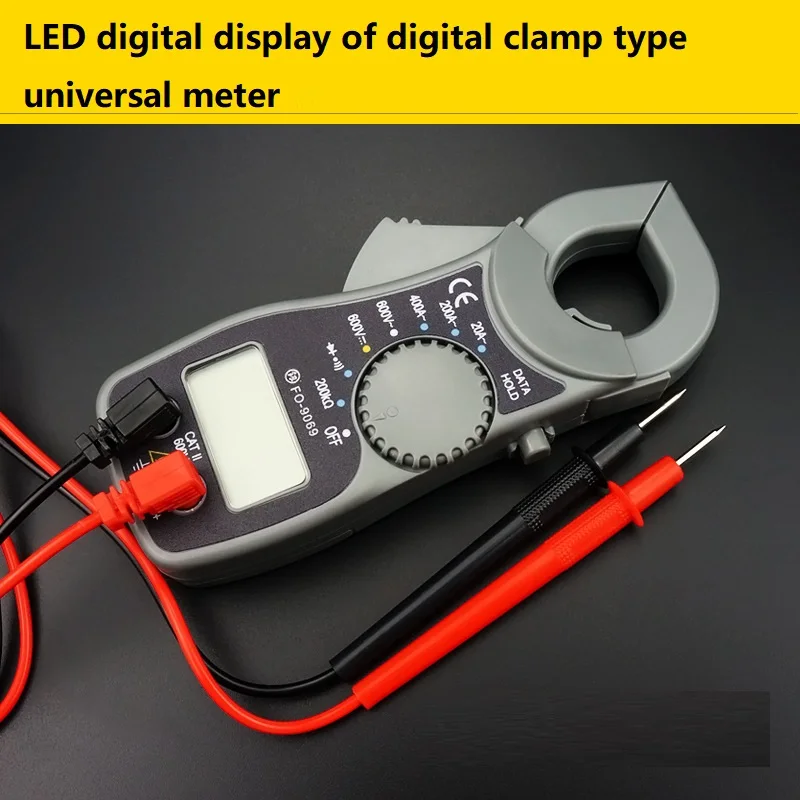 Clamp meter multimeter digital ammeter clamp current universal meter AC / DC