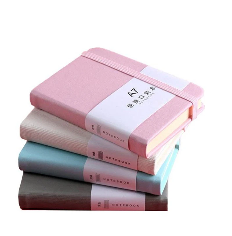 A6 A7 Mini Notebook Portable Pocket Notepad Memo Diary Planner Agenda Organizer Sketchbook Office School Stationery 100sheet