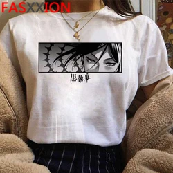 Black Butler Ciel Phantomhive Graphic T-shirt Men Harajuku Cute Anime Tshirt Manga Kawaii T Shirt Hip Hop Top Tee Male