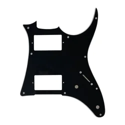 Black 3 Ply Pickguard for 10 Hole Screws MIJ Ibanez RGX20 Guitar Pickguard Humbucker HH Pickup Scratch Plate Guitar Accessories