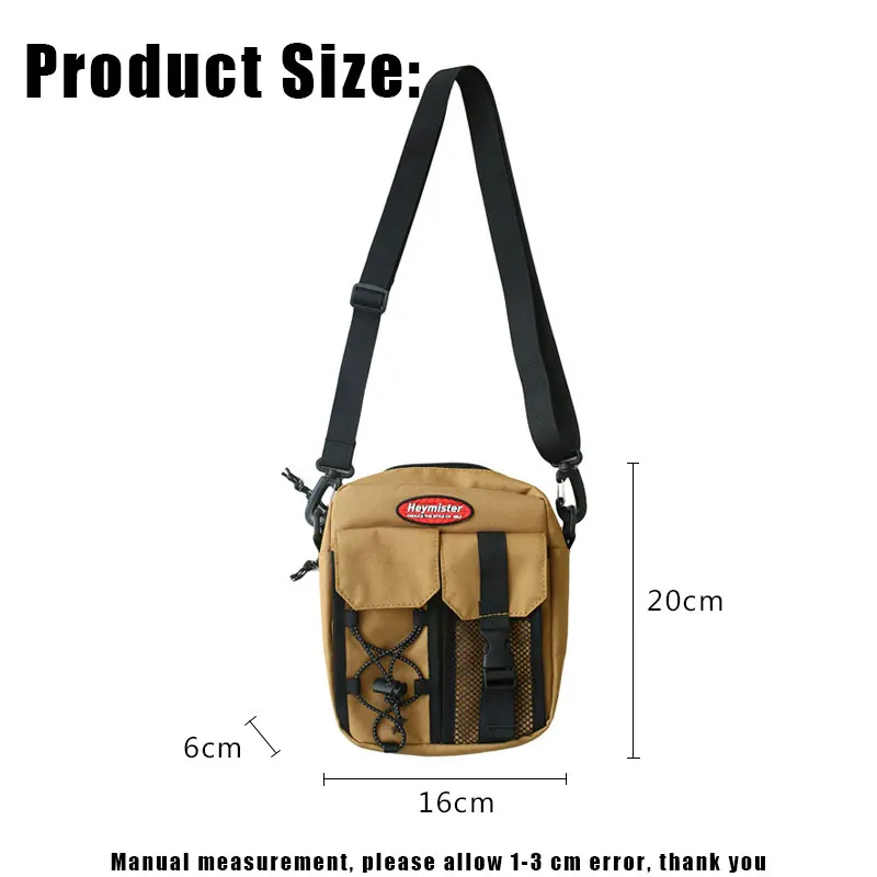 YoReAi Small for Women New Fashion Trendy Korean Style Versatile Messenger Bag Student Shoulder Bags Men Crossbody Sports Pouch