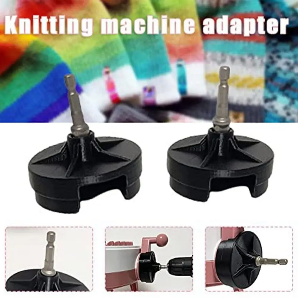 Knitting Machine Adapter  Knitting Machine Adapter For Drill With Hex Steel Bit  Crank Adapter For Sentro Knitting Machines (Pin