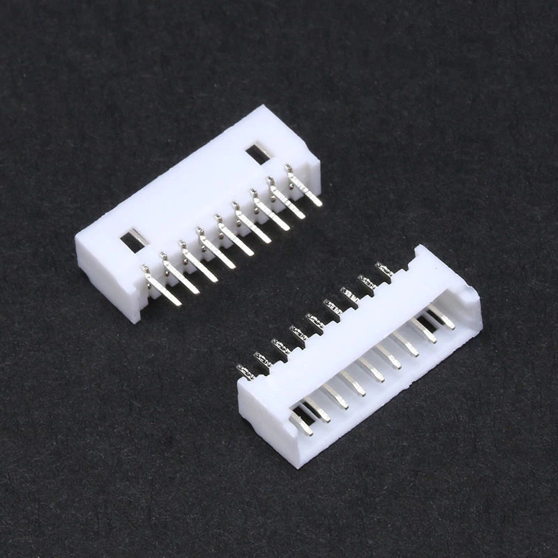 50Pcs Micro JST 1.25mm 2P 3P 4P 5P 6P 7P 8P 10P straight Pin Female Connector FOR PCB BOARD White 1.25