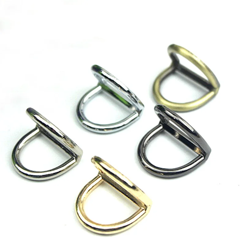 

Double d ring hardware metal round edge d-ring,Rings for Strap Bags Garment Accessories Belt Connector