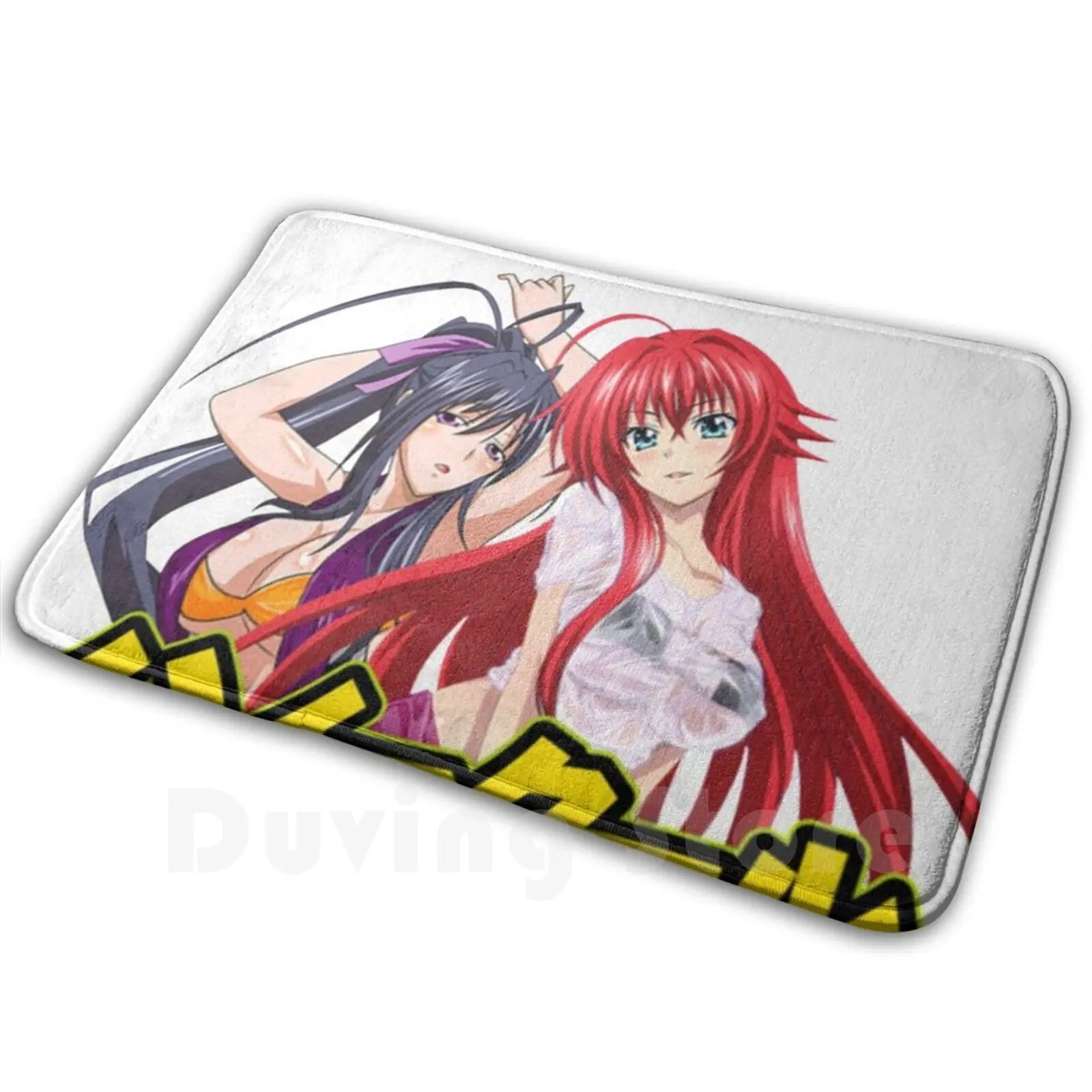 Rias Gremory And Akeno Himejima Carpet Mat Rug Cushion Soft Rias Gremory And Akeno Himejima Anime Rossweisse Grayfia