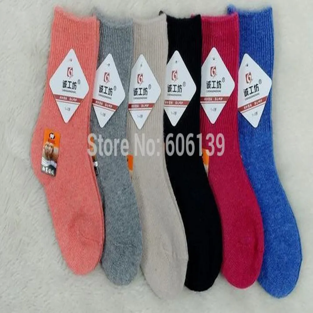 Solid Color baby boys&girls wool socks winter keep warm 1-6 years old chidren socks 3pairs/lot Baby Wool Socks
