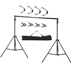 2M X 2M(6.5ft*6.5ft) Photo Background Support System Stands Photography Adjustable Backdrops Support For Photo studio