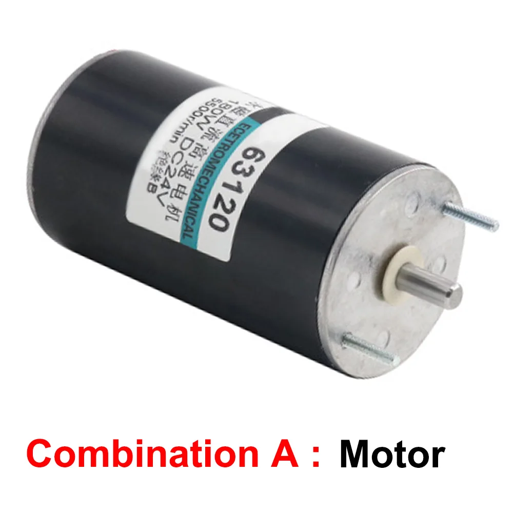 180W High Speed DC Motor Electric 12V 24V 2000rpm 4000rpm PWM Moteur Permanent Magnet 12 V Volt Forward Reverse DIY Model 63120