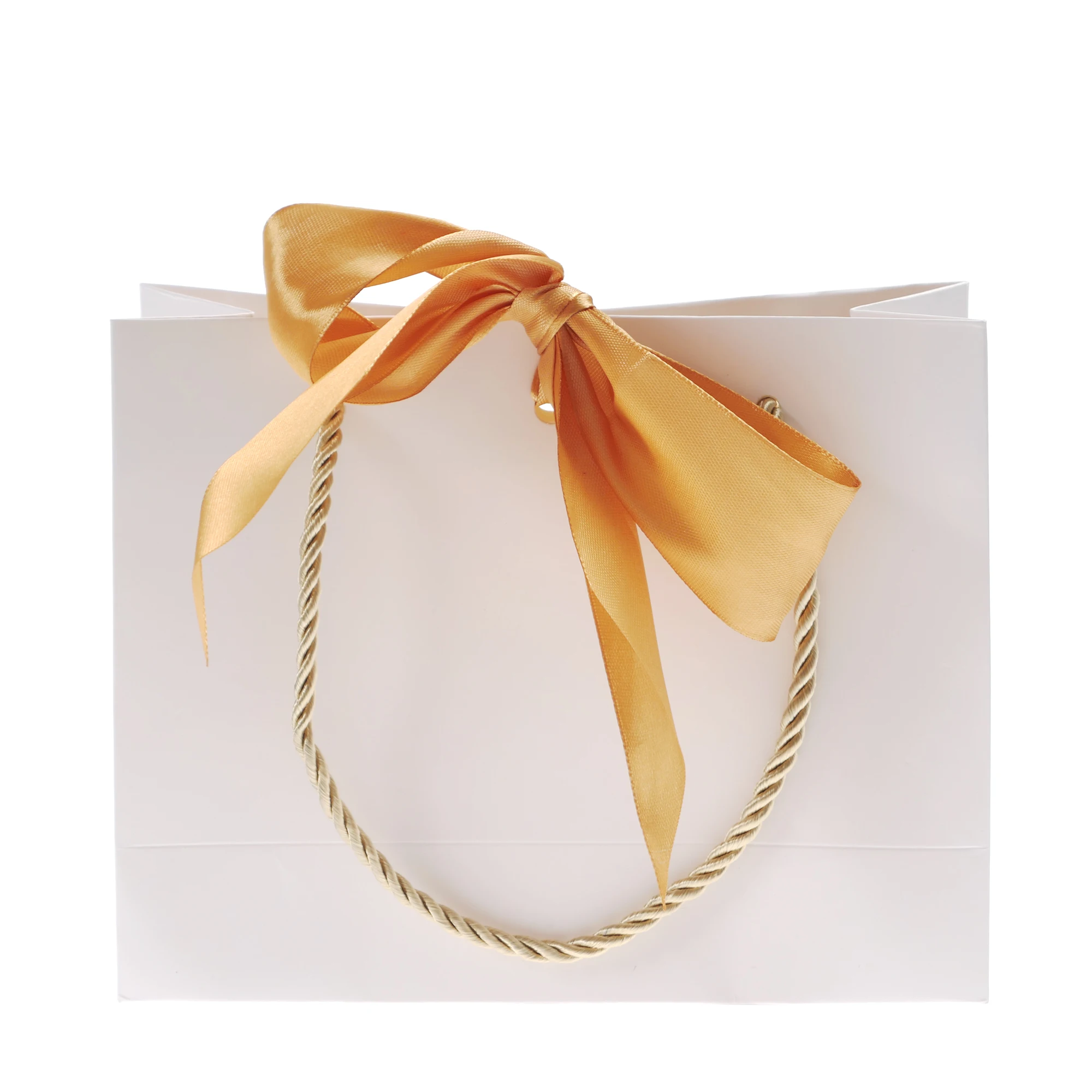 Sacchetti regalo con manici carta bomboniera borsa fiocco nastro gioielli imballaggio compleanno matrimonio laurea celebrazione regalo Wrap