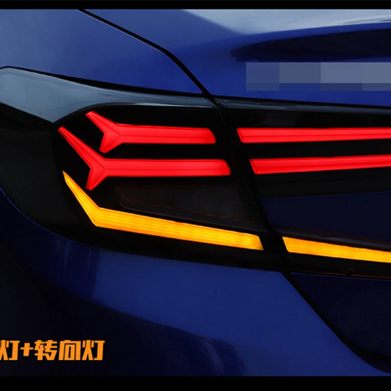 

Комплект для хвостовых фсветильник Honda 2018 Accord, модифицированный светодиодный хвостосветильник фонарь в сборе, модифицированный светодиодный ленточный хвостовой фонарь