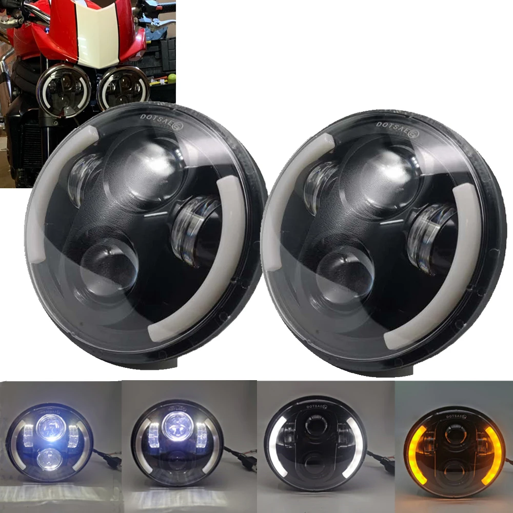 For Harley Sportster 1200 XL1200L Custom XL1200C 883 XL883 883L XL883R 48 5.75 inch 5 3/4