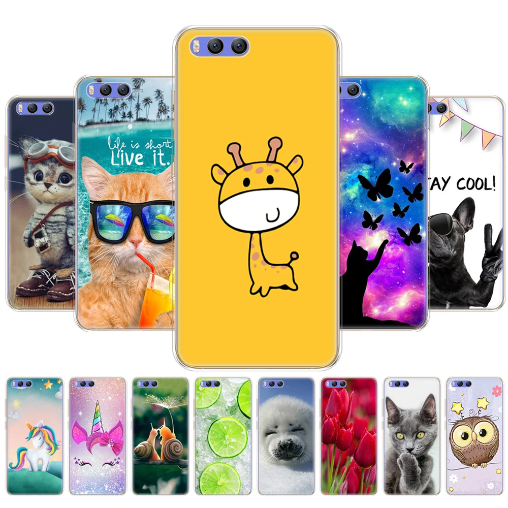 Soft Case For xiaomi Mi Note 3 Case Cover For xiaomi Mi Note 3 TPU silicon Shell For xiaomi Mi Note3 printing protective coque