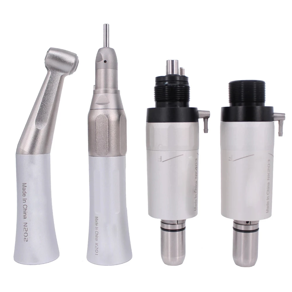 Dental MINI Low Speed Contra Angle Handpiece Push Button Rotation Speed 20000rpm Dental External Water Straight  Handpiece