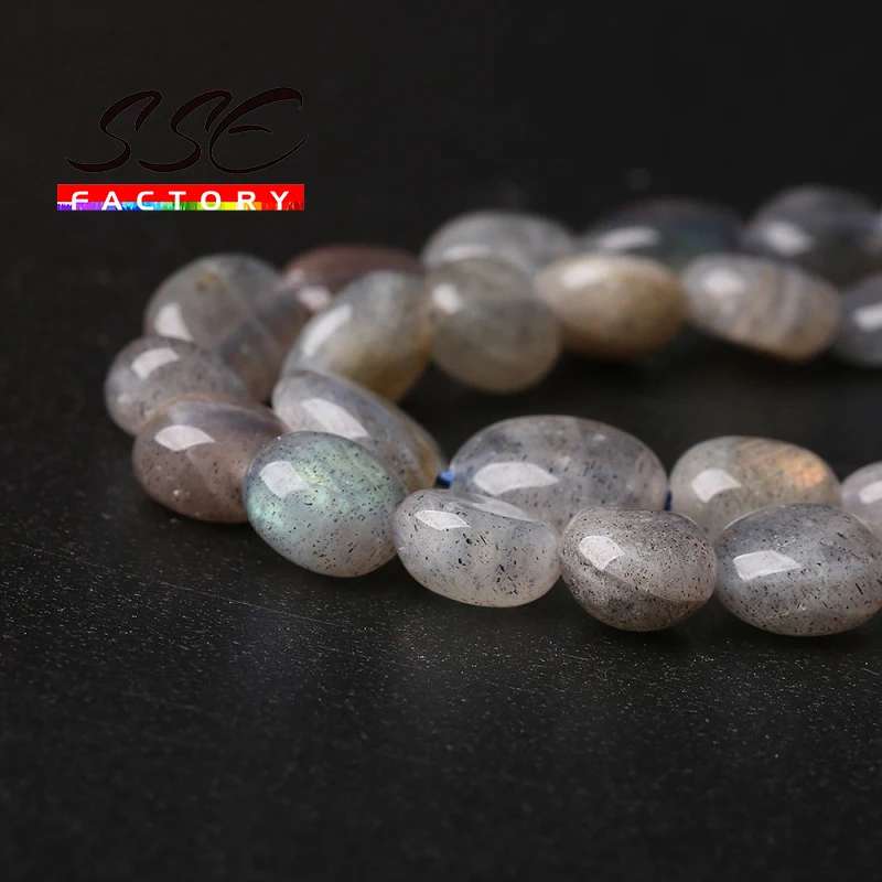 Natural Stone Beads 6-8mm Irregular Labradorite Stone Beads Loose Spacer Beads For Jewelry Making DIY Bracelet Necklace 15inches