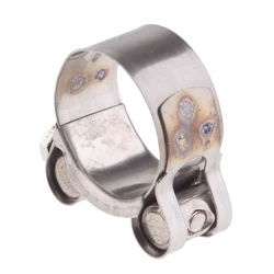 32-55mm Motorcycle Exhaust Clamp Clip Stainless Steel Muffler Clamps Motorcycle Exhaust Clips O-Clamp Moto Accessories