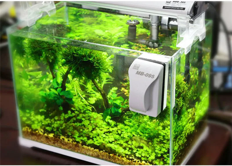 HONGYI schwimm magnetische pinsel für aquarium aquarium glas algen schaber reiniger werkzeug aquarium glas wischer reinigung werkzeug – Detail 2
