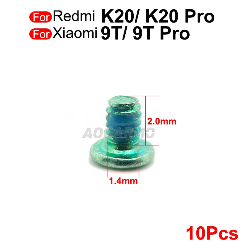 10Pcs/Lot Screw Middle Frame Motherboard Internal Screws For Xiaomi Mi 9T / 9TPro For Redmi K20 / K20Pro Pro Replacement Part