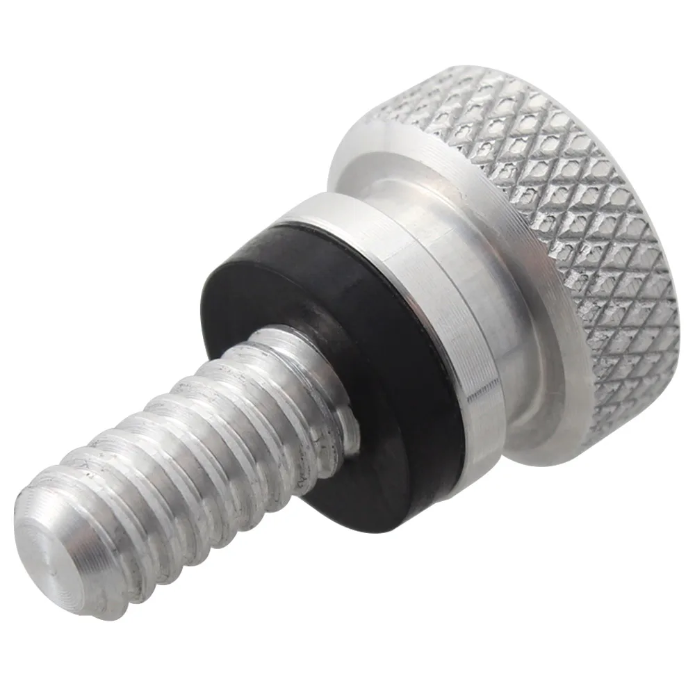 Mini guardabarros trasero de 1/4 pulgadas para asiento de pasajero, tornillo de lengüeta para Harley Sportster XL 883 1200 Dyna Bob Touring Glide