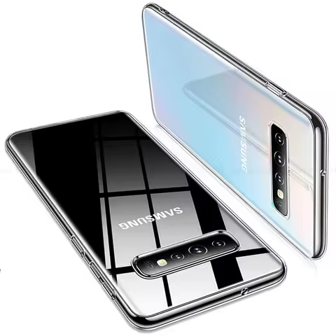 Cover For Samsung S24 Ultra S23 S22 S21 Ultra S24 Plus S20 FE 4G 5G S10e S10 Case Ultra Thin Clear Soft TPU Protective Fundas