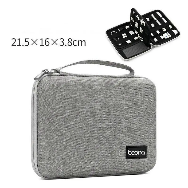 NEW Capacity Electronics Travel Bag Document Bag For Cameras Storage USB Charging Cable Intimate Accessories BN-F018