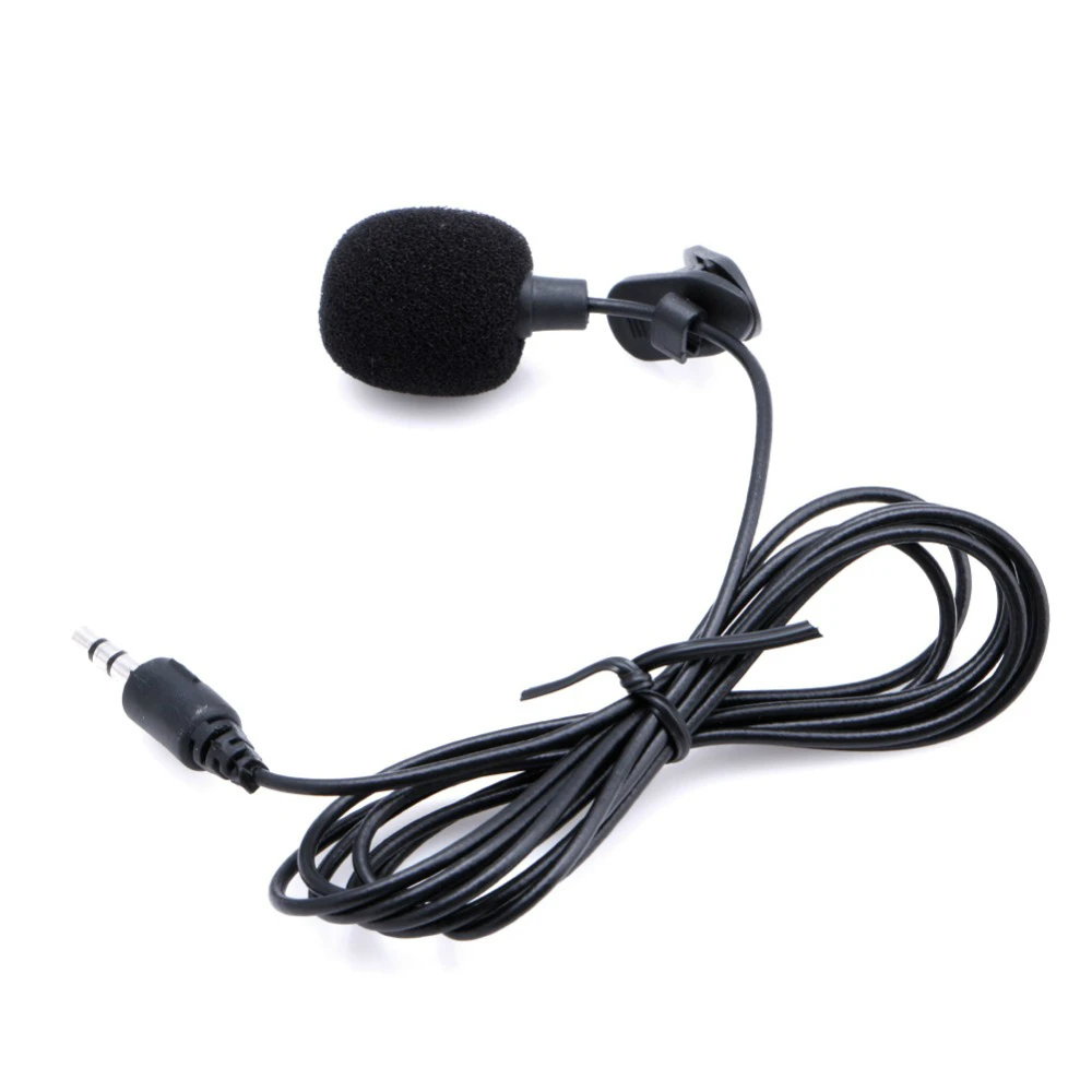 Mini Portable Microphone Condenser Clip-on Lapel Mic Wired Mikrofon/Microphone for Laptop PC​​​​​​​