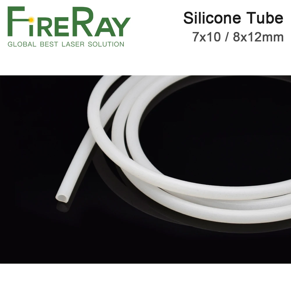 

Silicone Tube 7x10mm 8x12mm Water Pipe Flexible Hose For Water Sensor & Water Pump & Water Chiller For CO2 Laser Cutting Machine