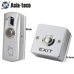 Zinc Alloy GATE DOOR Exit Button Exit Switch For Door Access Control System Door Push Exit Door Release Button Switch