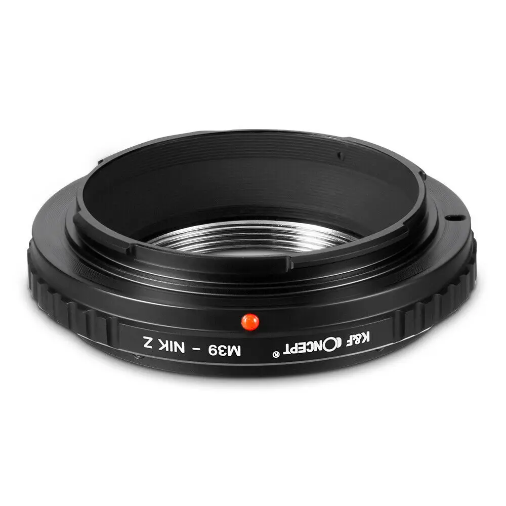 K&F Concept M39-NIK Z Lens Adapter for Leica M39 Mount Lens to Nikon Z Mount Camera Zfc Z30 Z50 Z5 Z6 Z6II Z7 Z7II Z8 Z9