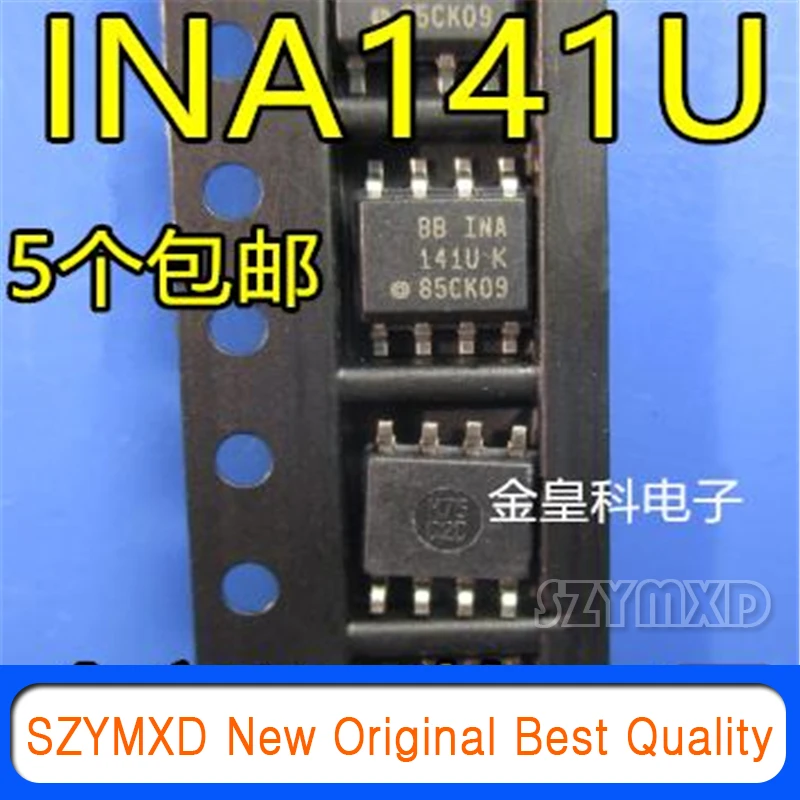 5Pcs/Lot New Original INA141U INA141UK INA141 SOP-8 Pin Op Amp Chip In Stock