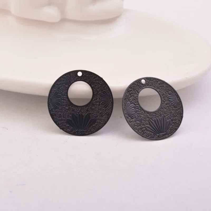 50 Stück AB1236 21*21mm Filigrane Runde Anhänger – Detail 8