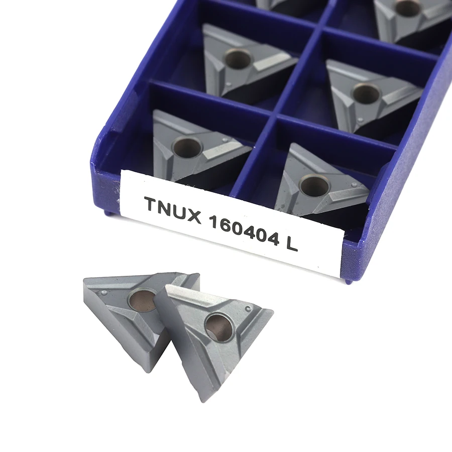 10Pcs คุณภาพสูง Original TNUX160404R NN LT10 TNUX160408R NN LT10ทังสเตนคาร์ไบด์แทรกภายนอกหมุนเครื่องมือเครื่องกลึง CNC เครื่องมือ