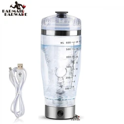 600ml Electric Cocktail Boston Shaker USB Automatic Protein Shaker Portable Movement Mixing Mixer Vortex Tornado My Water Bottle