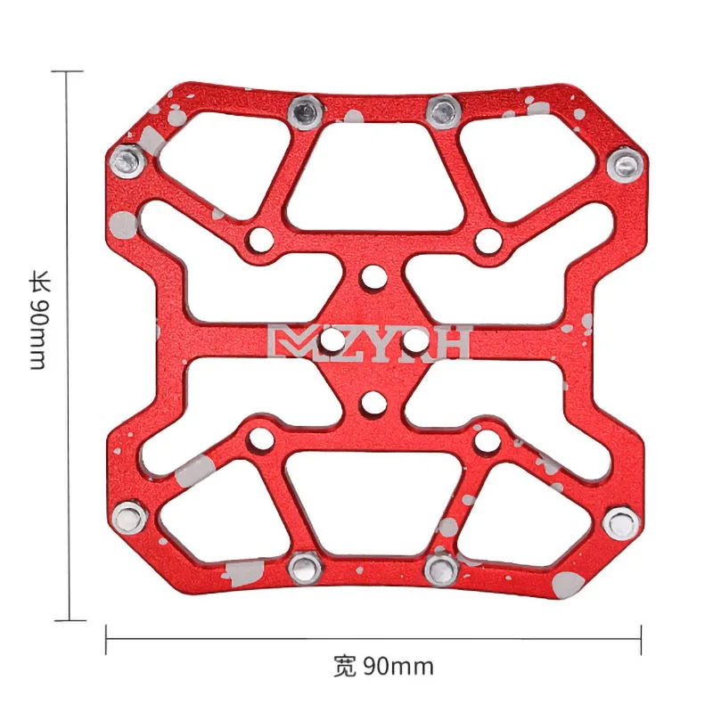 Alumínio Alloy Bike Clipless Pedais, Universal Compatível Bicicleta Pedal, Adaptadores de Plataforma para SPD, KEO Estrada MTB, 2pcs