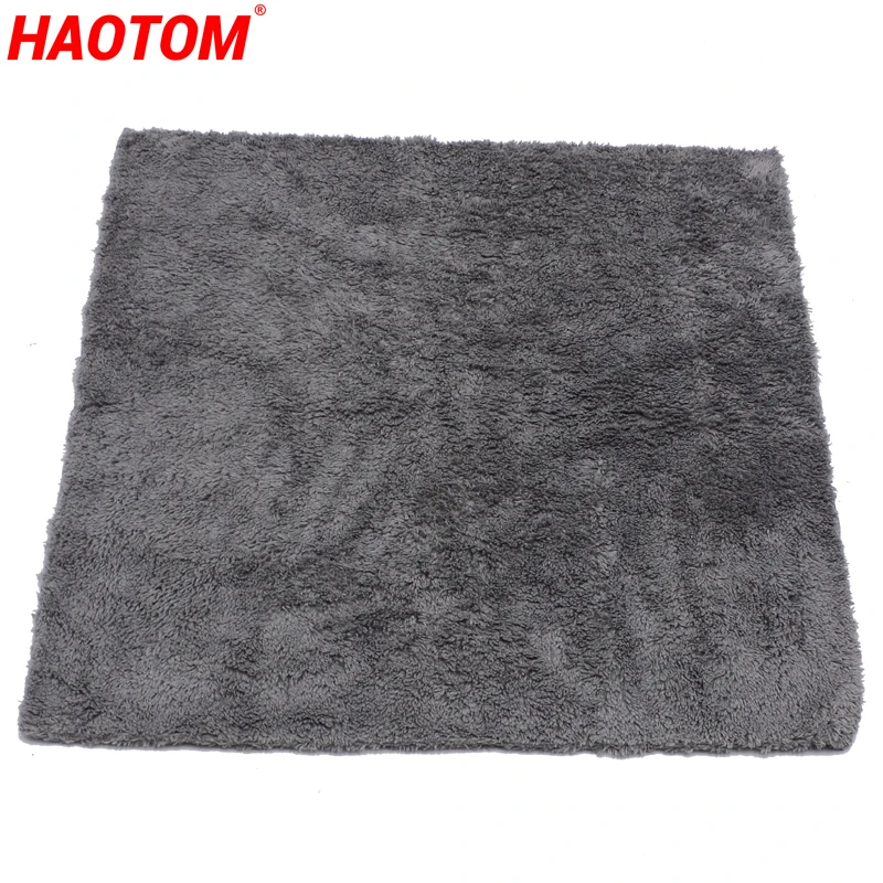 1PCS 350GSM Ultra-Thick Edgeless Microfiber Towels Car Cleaning Cloth Auto Wash Waxing Drying Polishing Detailing Towel