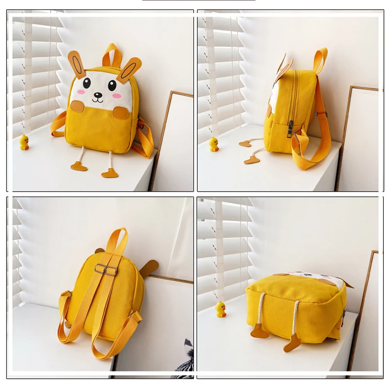 Cartoon 3D Elephant Toddler School Bags Kindergarten Small Backpack For Baby Kids Boys Girls Age3-5 Years School Bag