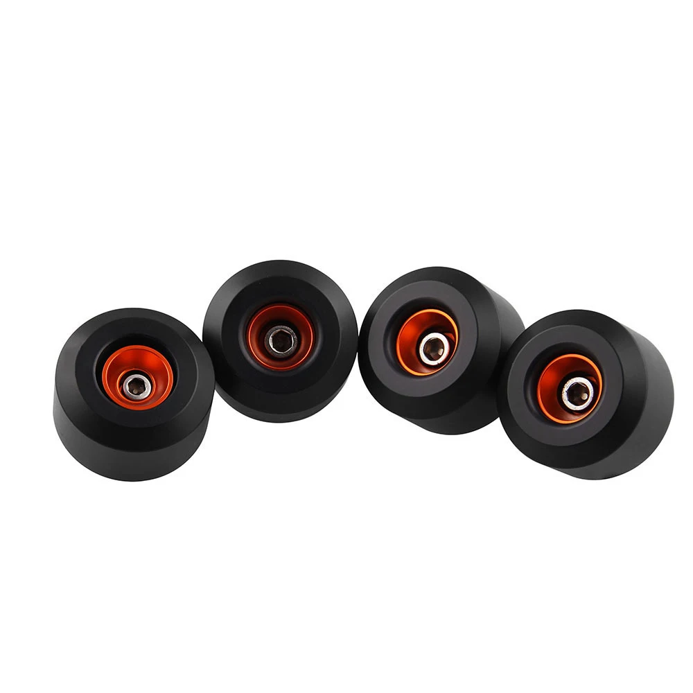 Deslizador de armazón de rueda de horquilla delantera y trasera CNC, Almohadillas protectoras contra choques Roda para KTM DUKE/RC 125, 200, 250,